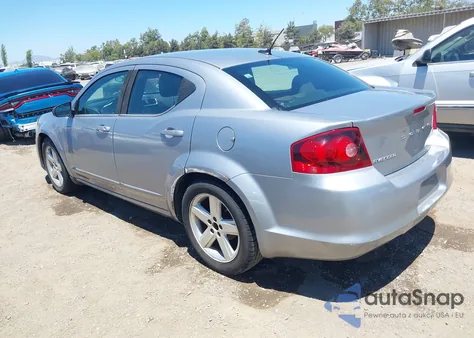 2013 Dodge Avenger Sxt z USA, uszkodzony, nr VIN 1C3CDZCB8DN708772